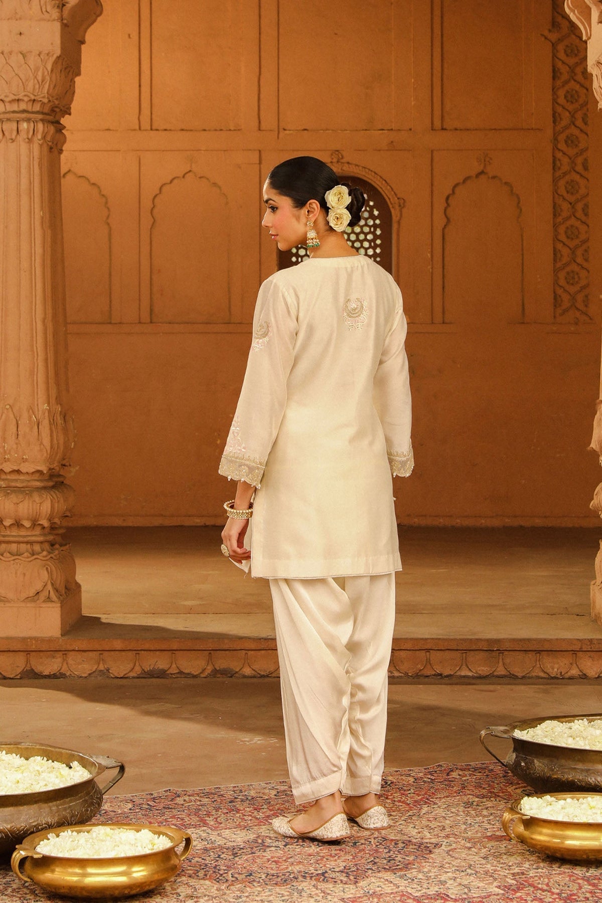 Ashira - Daisy Ivory Kurta with Salwar (Lxrts)