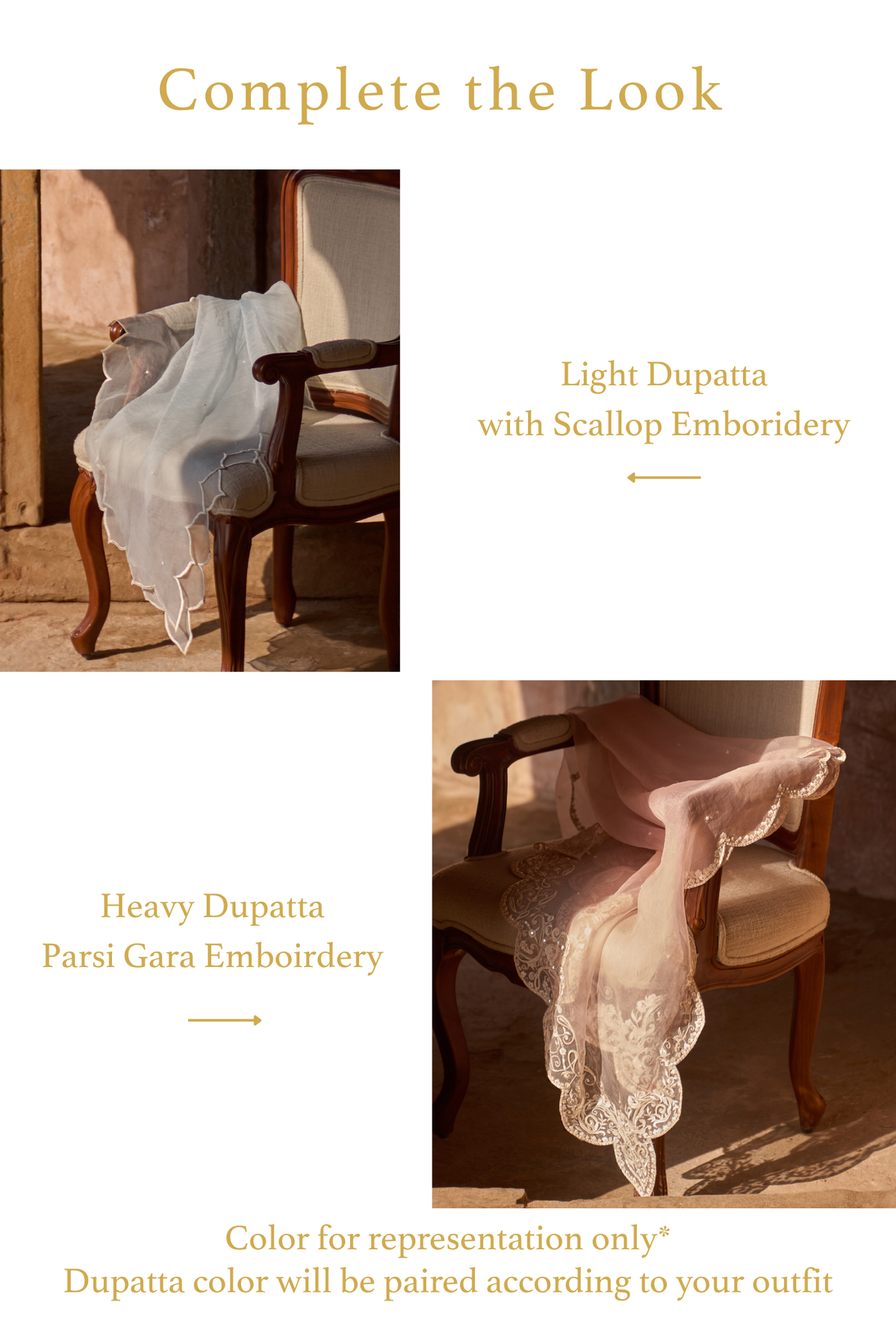 RUHI - DAISY IVORY WITH BLUE SHORT KURTA AND DHOTI (LXRTS)