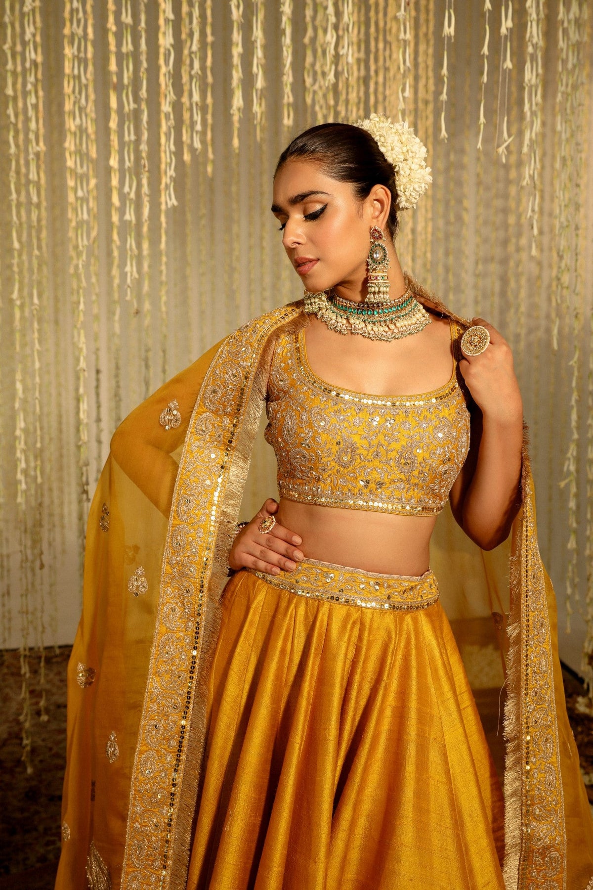 Tarini Bhatia in AMNA - Glaze Mustard