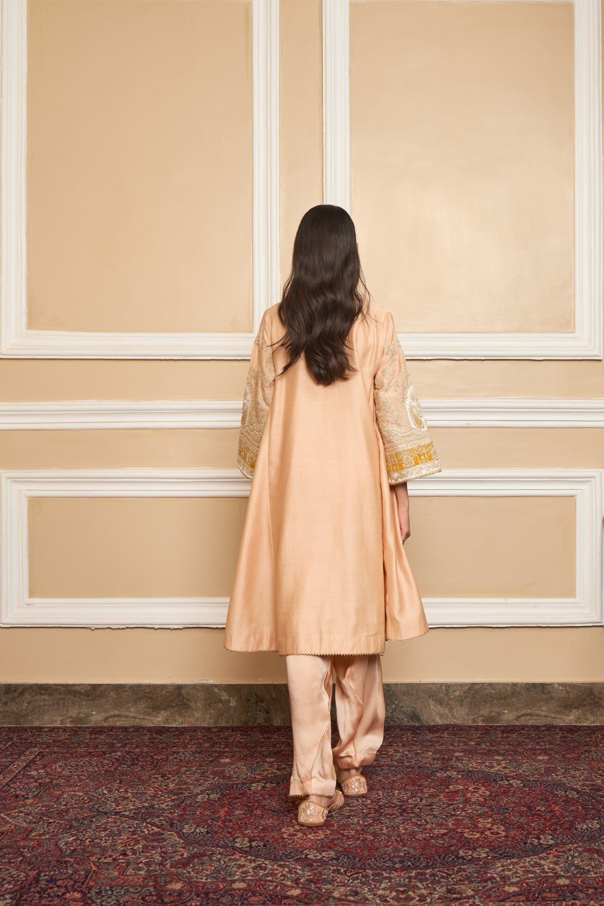 Gouri Grover In MOHSINA - ROSE PINK SHORT KALIDAAR CHOGA WITH SALWAR