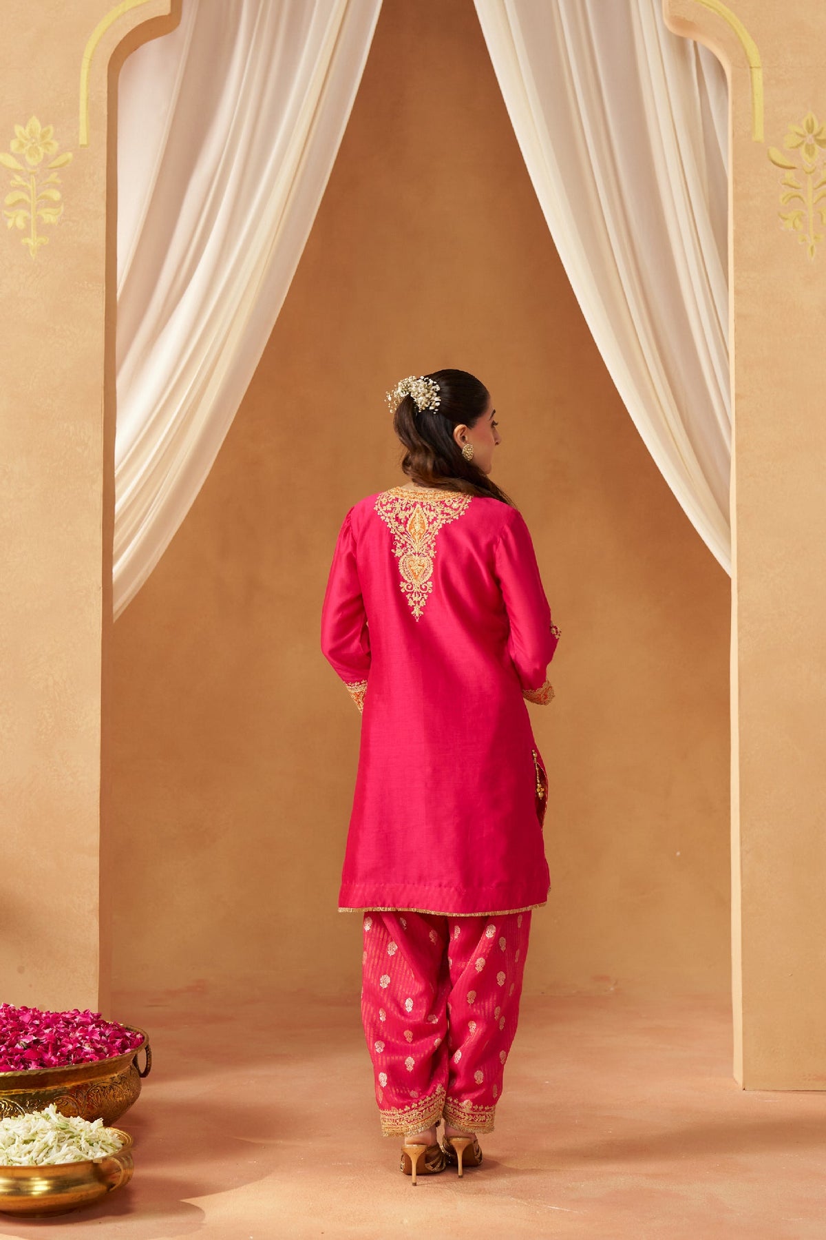 Adeela Hotpink Kurta with Salwar (LXRTS)