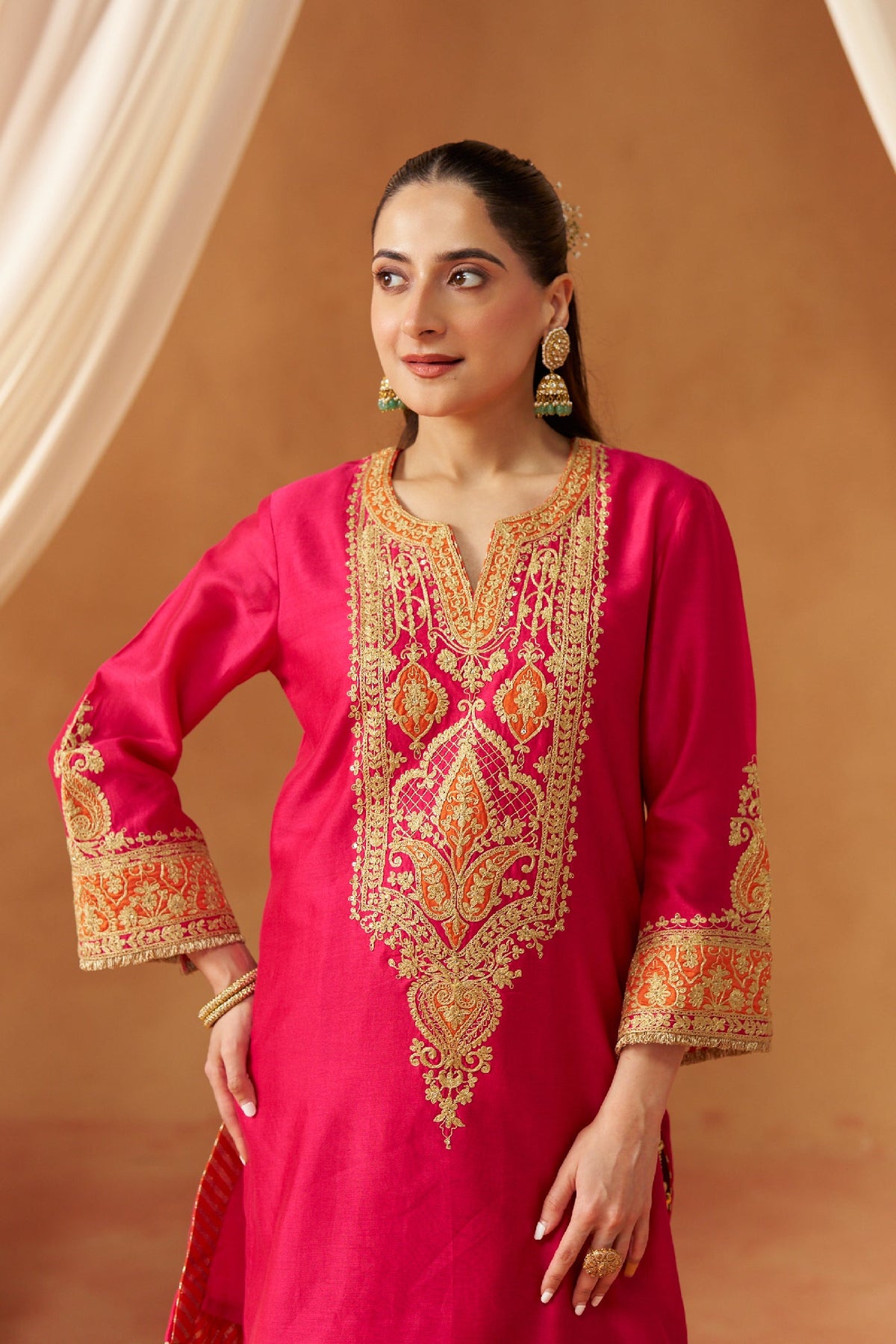 Adeela Hotpink Kurta with Salwar (LXRTS)