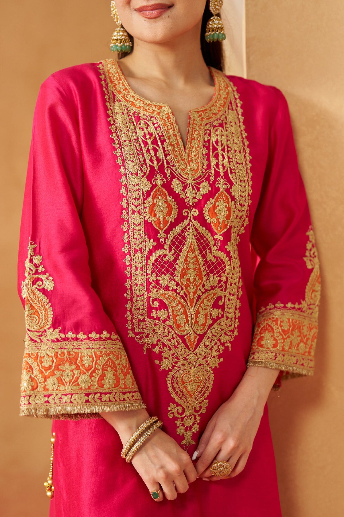 Adeela Hotpink Kurta with Salwar (LXRTS)