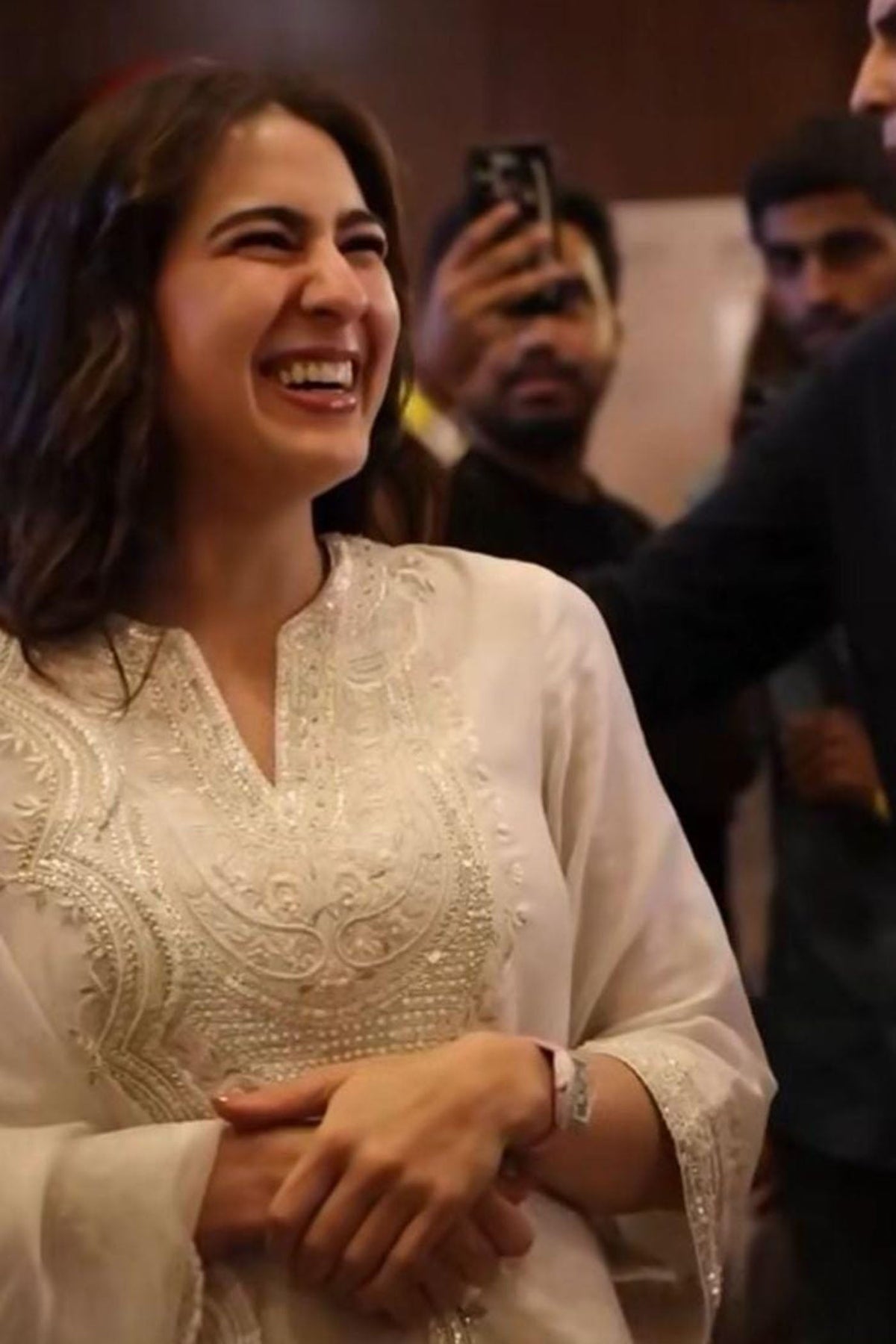 Sara Ali Khan in Sara - Daisy Ivory Short Kurta With Salwar