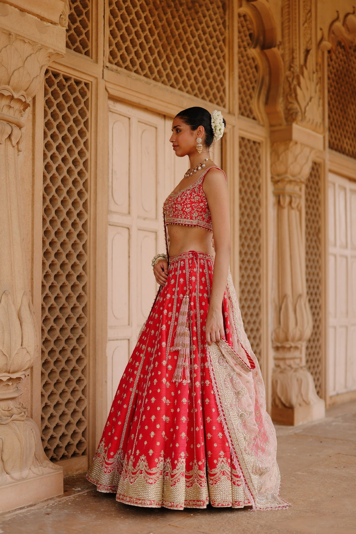Rakul Preet Singh In Noorbano - Rani Hot Pink Lehenga Set with Blouse & Dupatta
