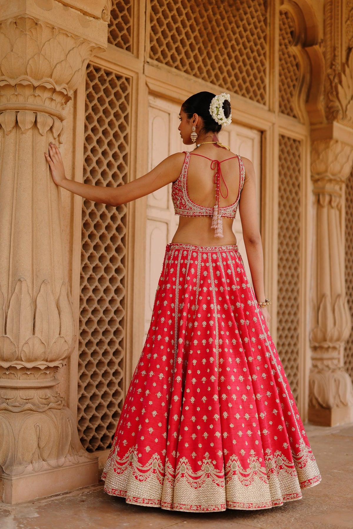 Rakul Preet Singh In Noorbano - Rani Hot Pink Lehenga Set with Blouse & Dupatta