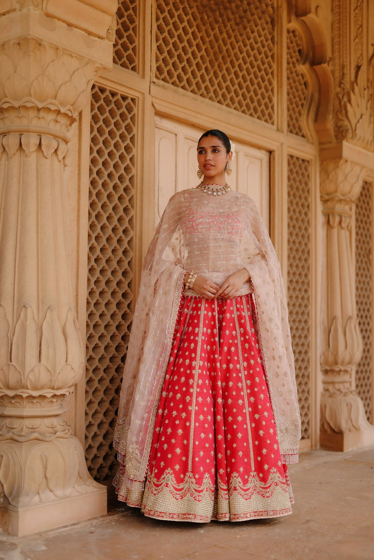Rakul Preet Singh In Noorbano - Rani Hot Pink Lehenga Set with Blouse & Dupatta