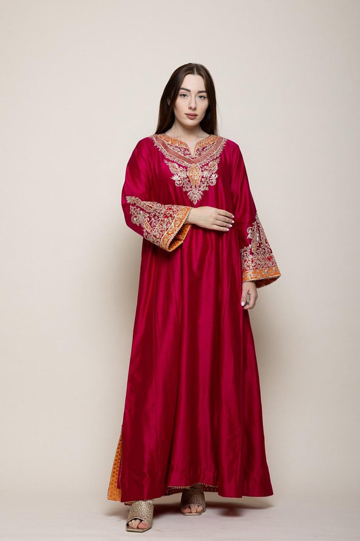 Mehrish - Rani Hotpink Abaya